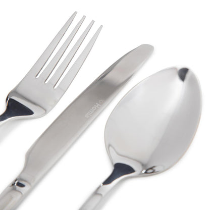 LUGANO Silver Cutlery Set 24 Pieces