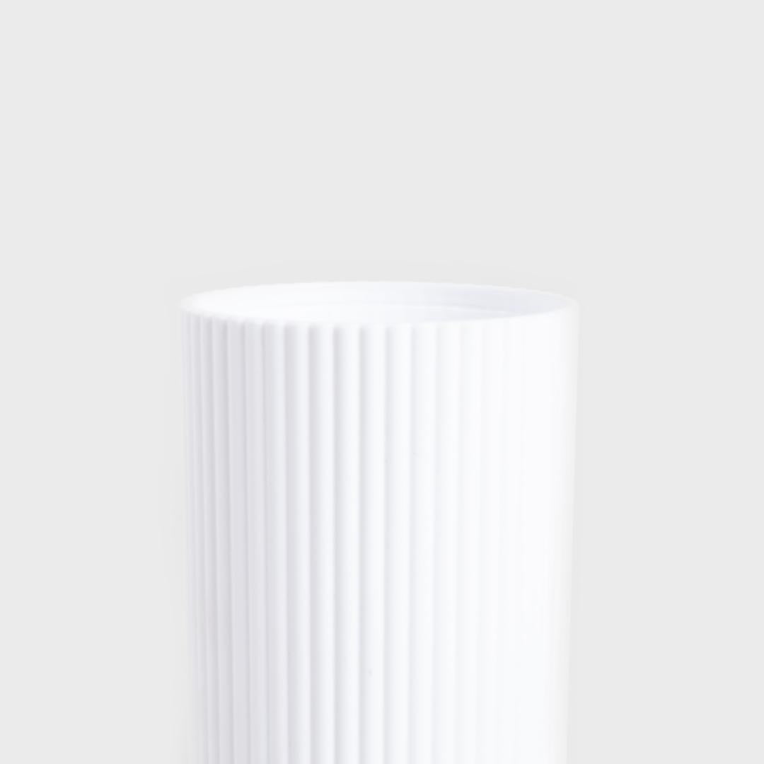AGUA Bathroom Set - Dispenser, Cup & Toilet Brush White