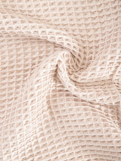VAFFEL Beige Waffle Towel 70x130cm