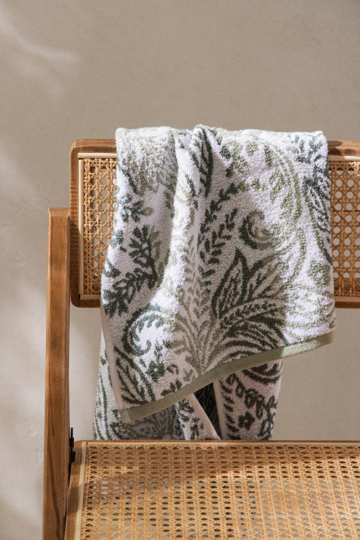 RONU Pistachio Patterned Bath Towel 50x90 cm
