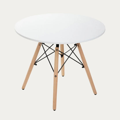 TAVOLO Natural Coffee Table with White Top 60x48cm