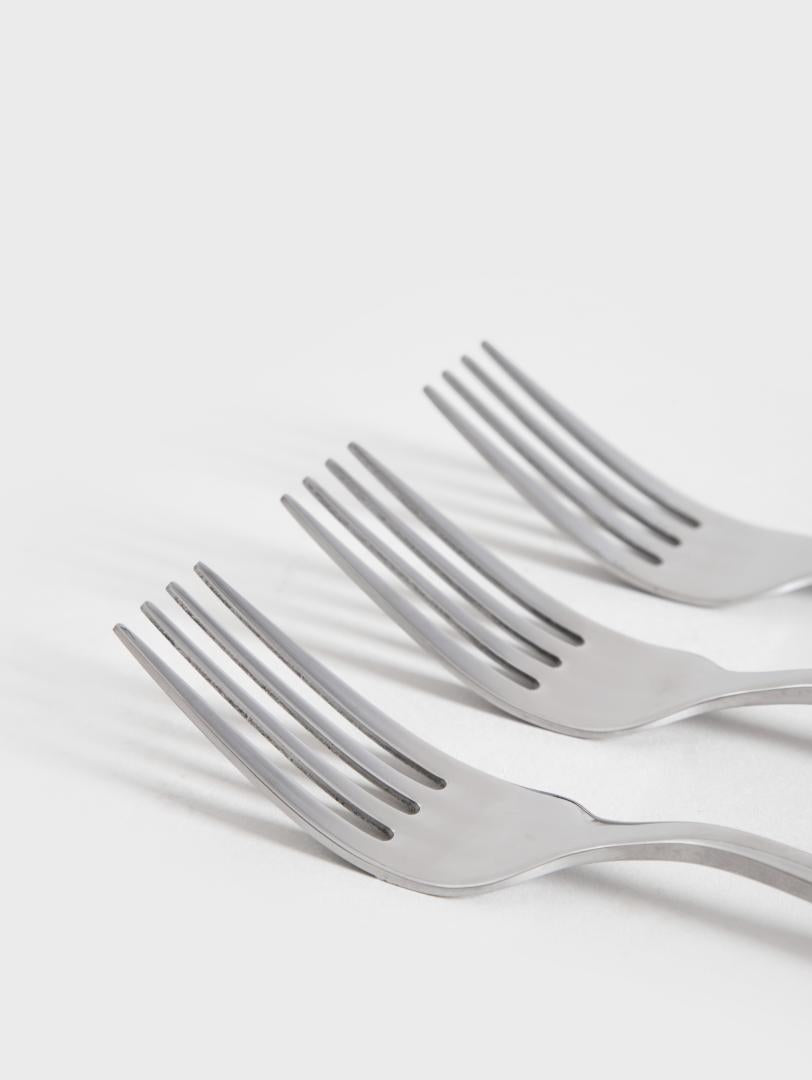 Vienna Silver Fork Set 10 pcs - 20.4 cm Stainless Steel