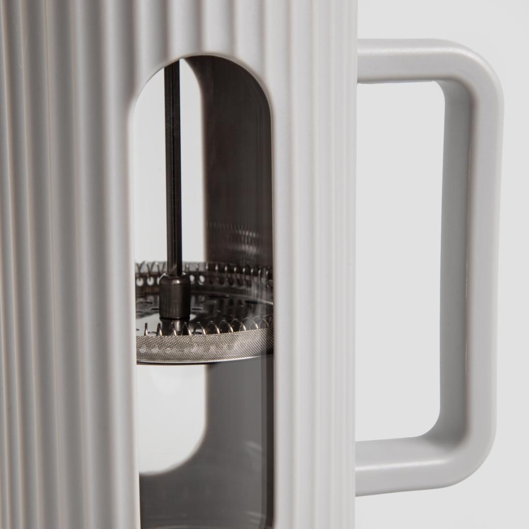 COOKER GENUA Fluted Grey Tea Infuser 1L