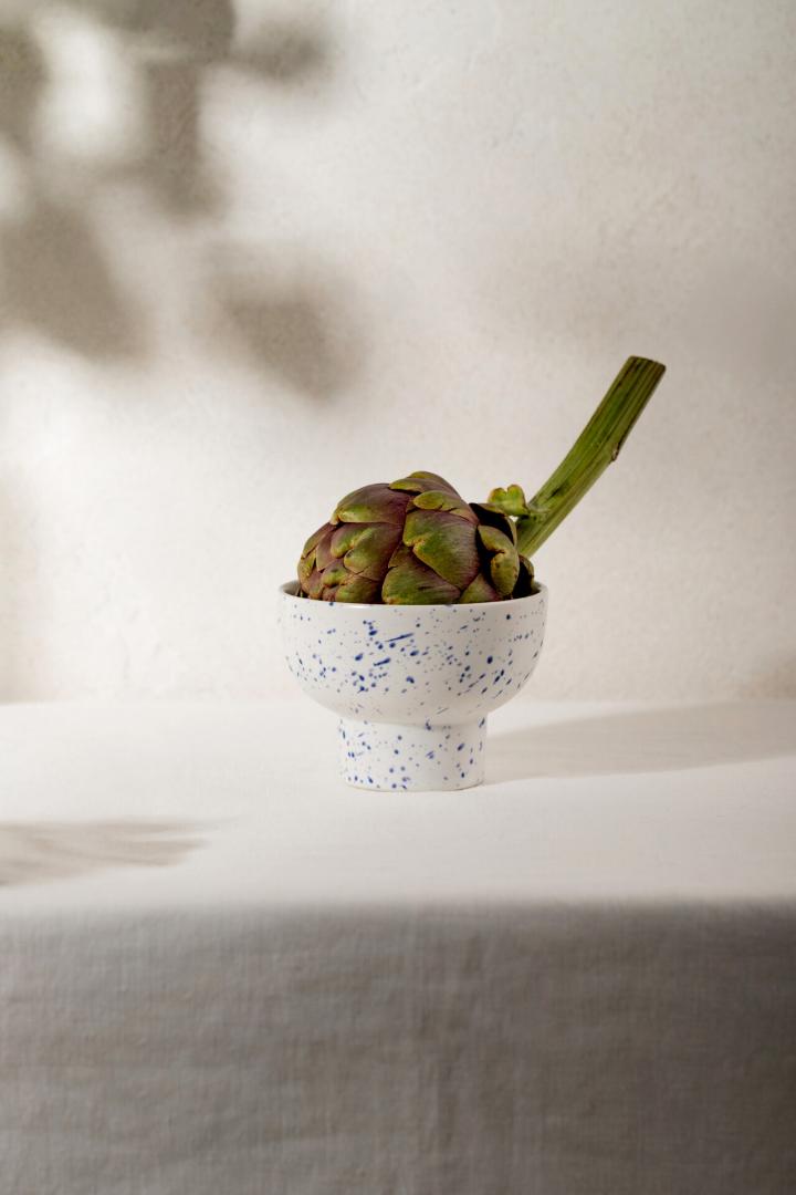AFFI Blue Speckled Ceramic Serving Dish 10x7.5 cm