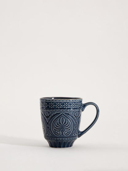 Indie Small Navy Blue Ceramic Mug 0.2L