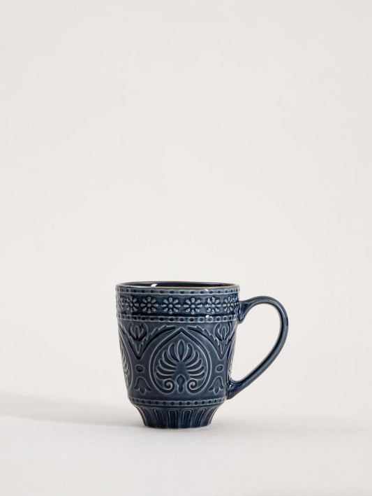 Indie Small Navy Blue Ceramic Mug 0.2L