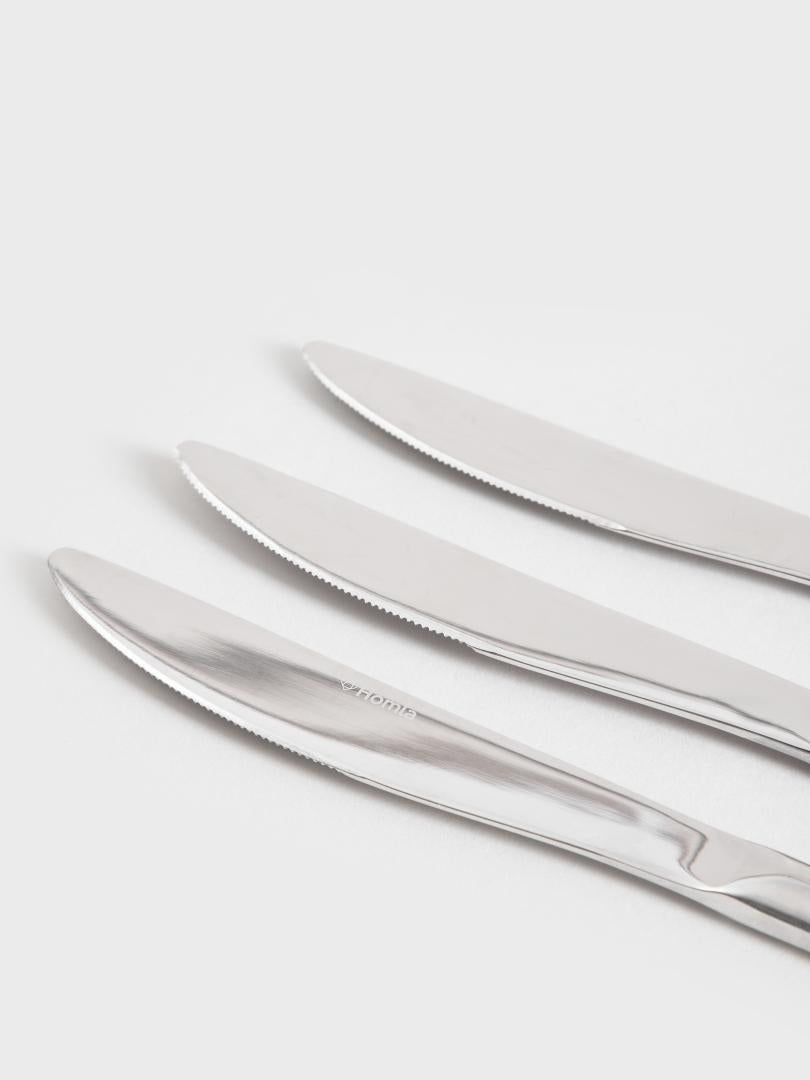 KNIFE SET 10 pcs Vienna 10-Piece Silver Knife Set - Stainless Steel Cutlery