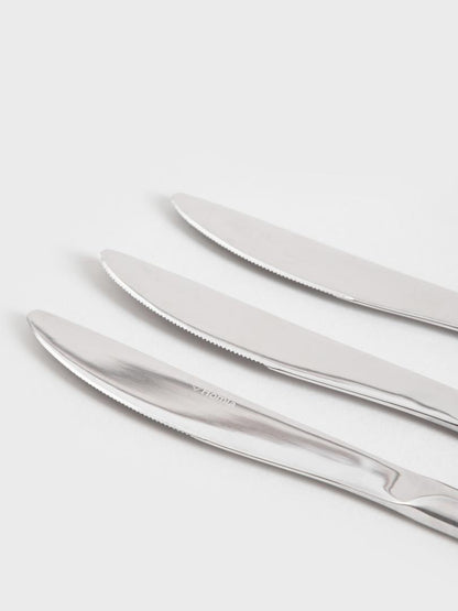 KNIFE SET 10 pcs Vienna 10-Piece Silver Knife Set - Stainless Steel Cutlery