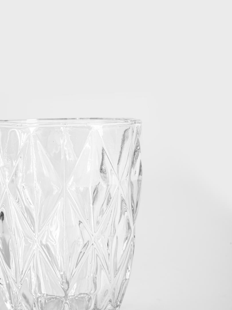 LUNO Transparent Glasses Set - 4 Pieces, 280ml