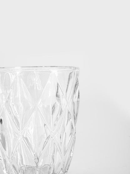 LUNO Transparent Glasses Set - 4 Pieces, 280ml