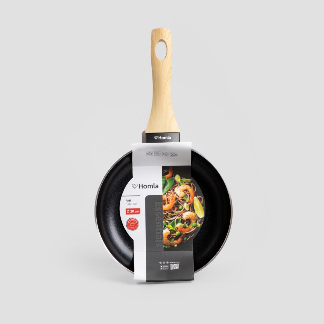 B2 Albero Essentials Black Frying Pan 20cm