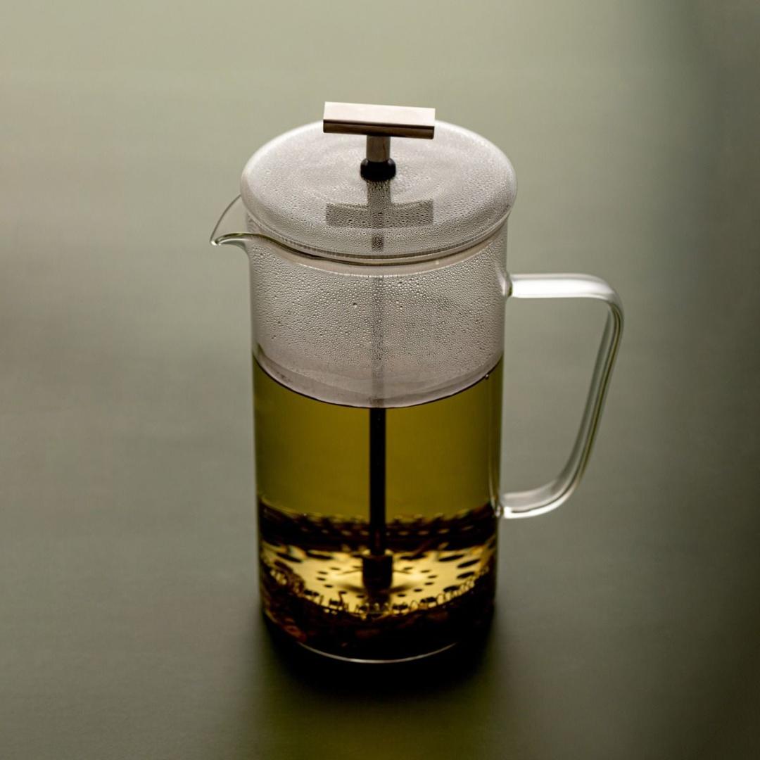 LATTRICE Glass Transparent Tea Infuser 1L