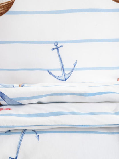 Bed linen set EC ISLA Microfiber Sailboat Bedding Set 140x200 + 70x80 cm