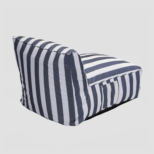 Maris Blue and White Striped Couch Lounger 102x72x65 cm