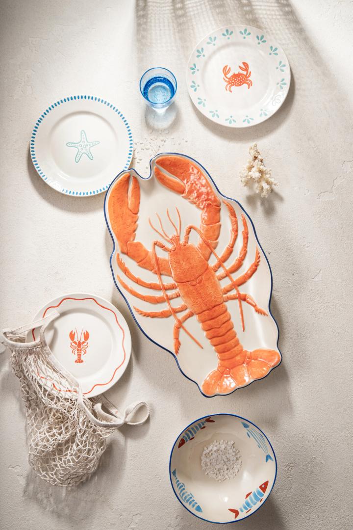 KAOMA Dessert Plate with Lobster 21 cm