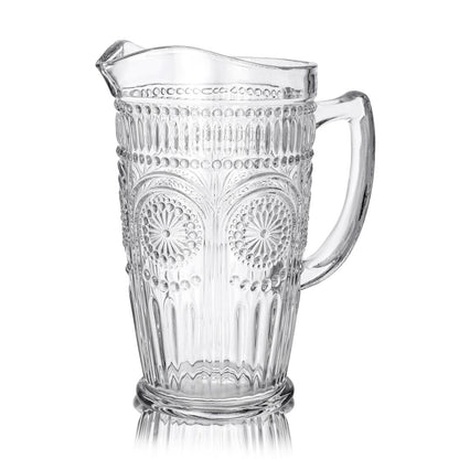 BARREL Glass Carafe Transparent 1.3L