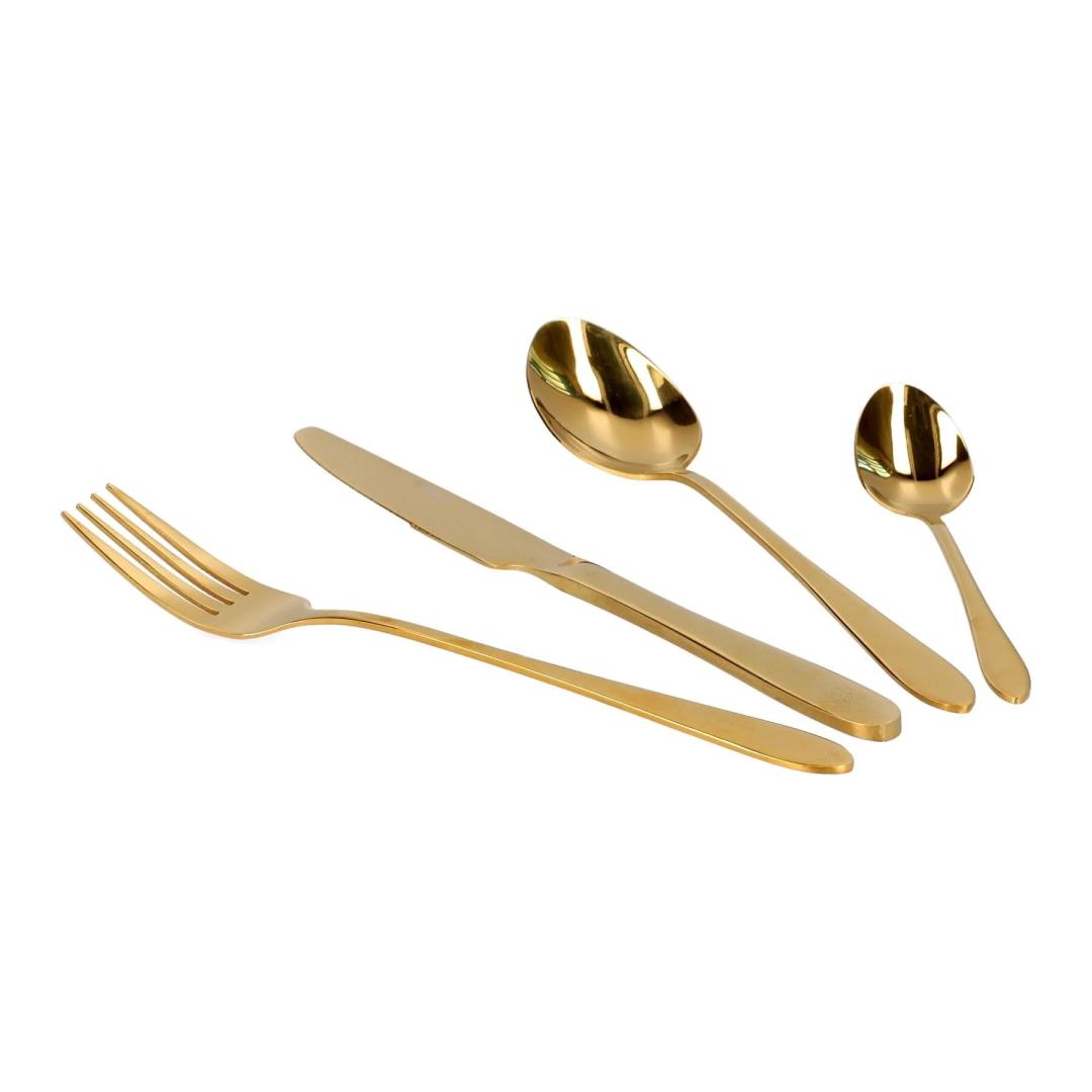 ABELE Gold Cutlery Set - 16 Pieces