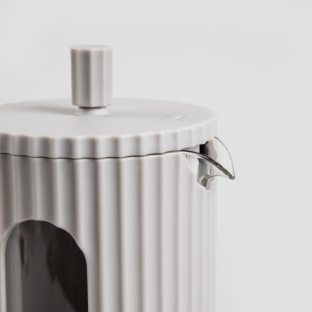 COOKER GENUA Fluted Grey Tea Infuser 1L