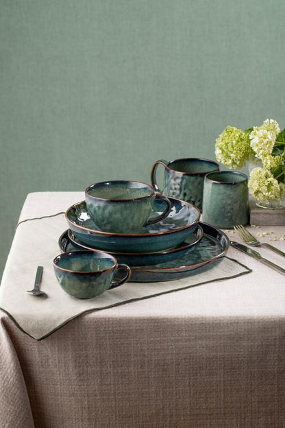 MIDO Low Dark Green Ceramic Mug 0.45L