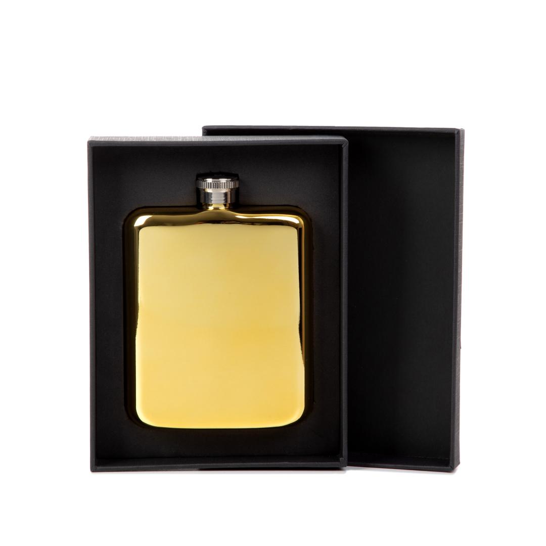 Breastplate Alcole Flask Gold 0.2L Bar Accessory