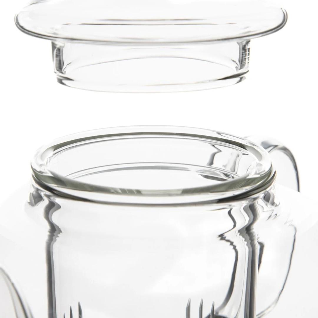 AROR Pitcher with Brewer 0.6L Glass Tea Carafe 16cm