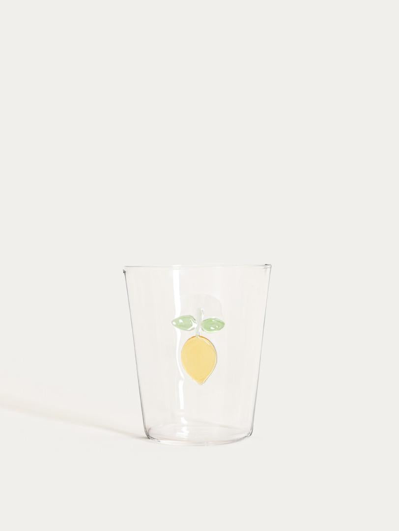 CEPILLO Glass Mug with Lemon Motif 0.4L