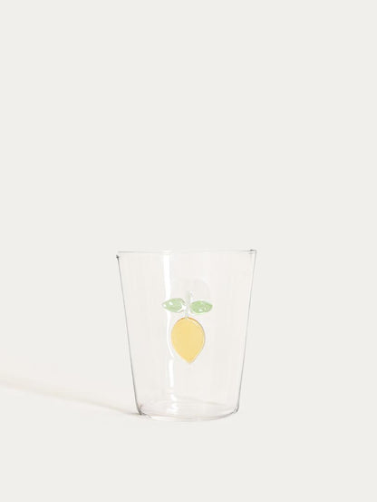 CEPILLO Glass Mug with Lemon Motif 0.4L