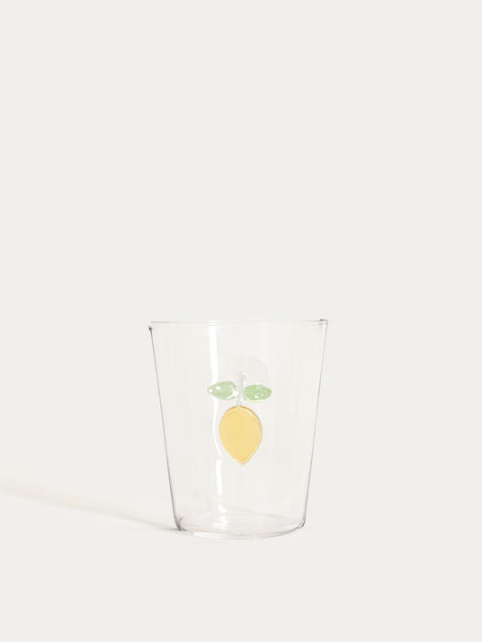 CEPILLO Glass Mug with Lemon Motif 0.4L