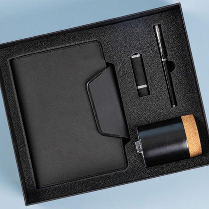 Bodo Office Set with Notebook, Pen, USB Drive, and Mug