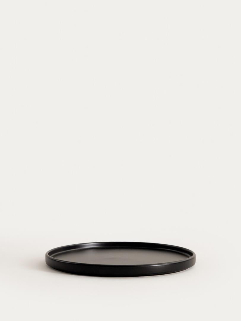 FAMELIO Black Dinner Plate 28 cm