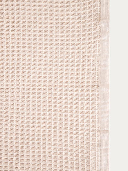 Towel VAFFEL Beige 50x90 cm Cotton Waffle Texture