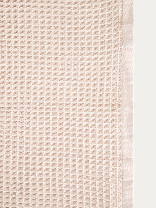Towel VAFFEL Beige 50x90 cm Cotton Waffle Texture