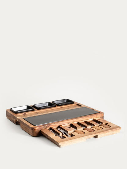 Set b2 FRESCA 16-Piece Wooden Serving Set with Accessories