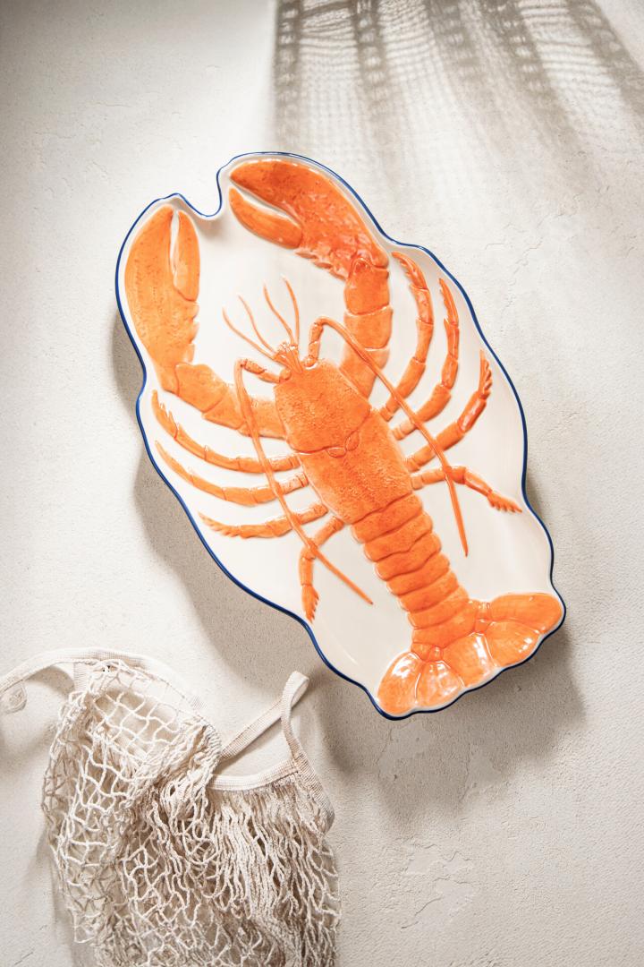 HAZIR Lobster Ceramic Serving Dish 50x30 cm