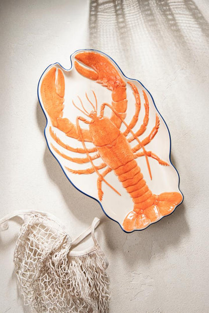 HAZIR Lobster Ceramic Serving Dish 50x30 cm