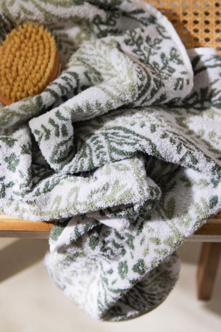 RONU Pistachio Patterned Bath Towel 70x130 cm