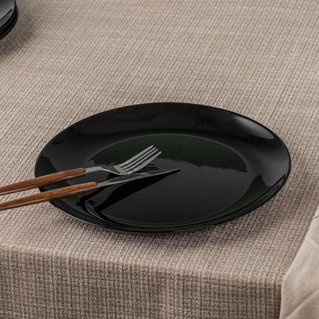 CAPRI Black Dinner Plate 26.3 cm Ceramic Serving Dish