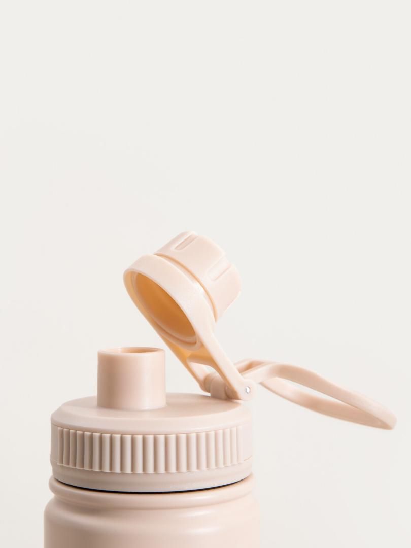 LUNARE Thermal Bottle Beige 0.66L Vacuum Insulated