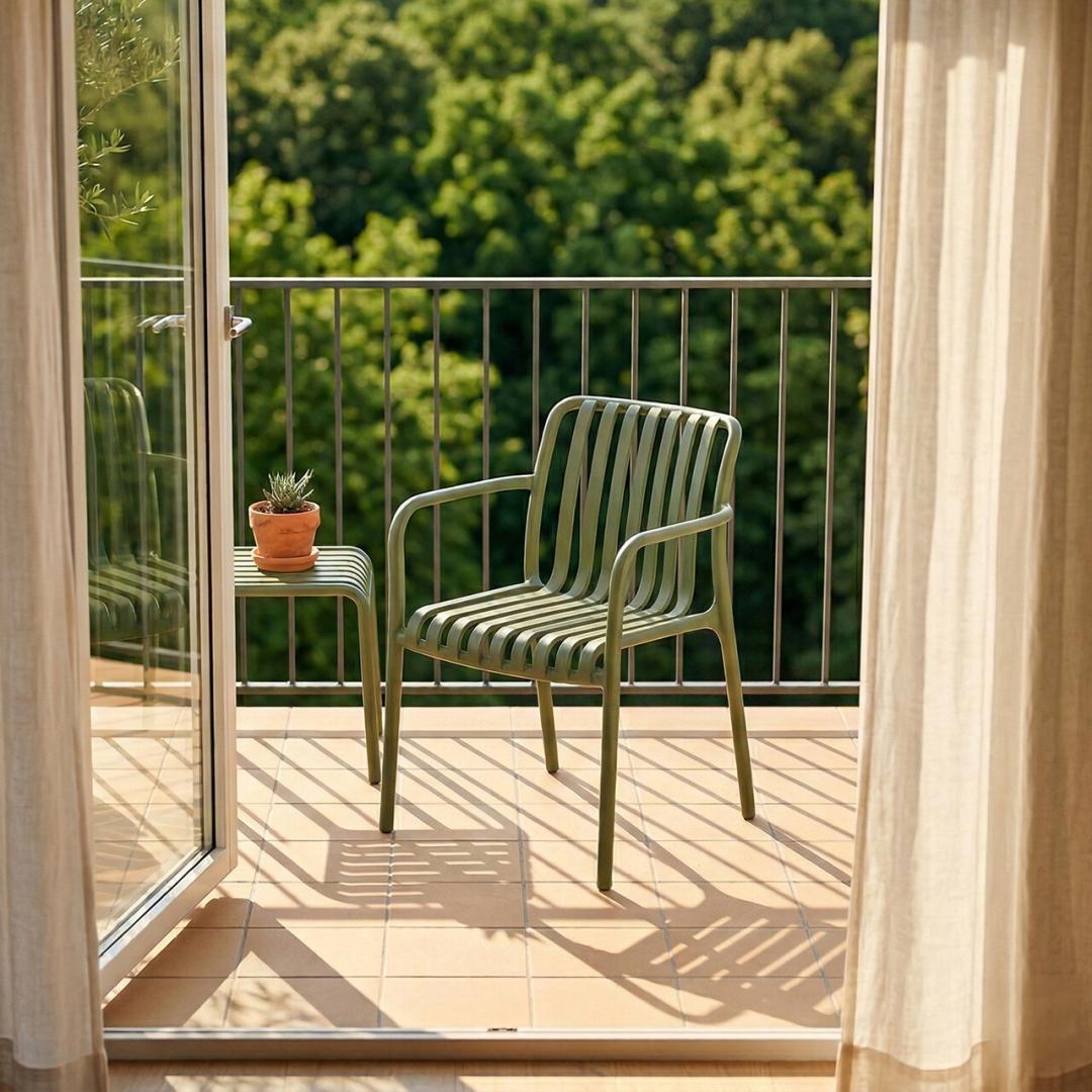 VALORO Garden Chair Green 56x57x81 cm