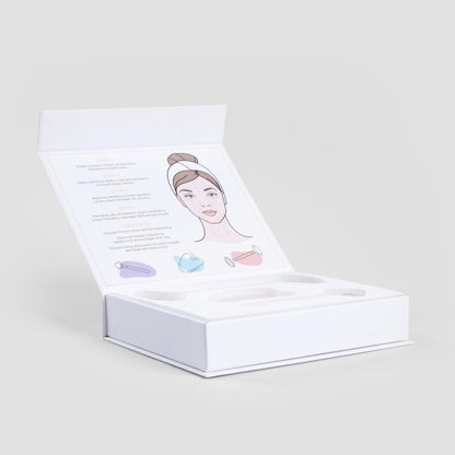 ASTRAL Face Massage Accessories Set Jade Pink 3 Pieces