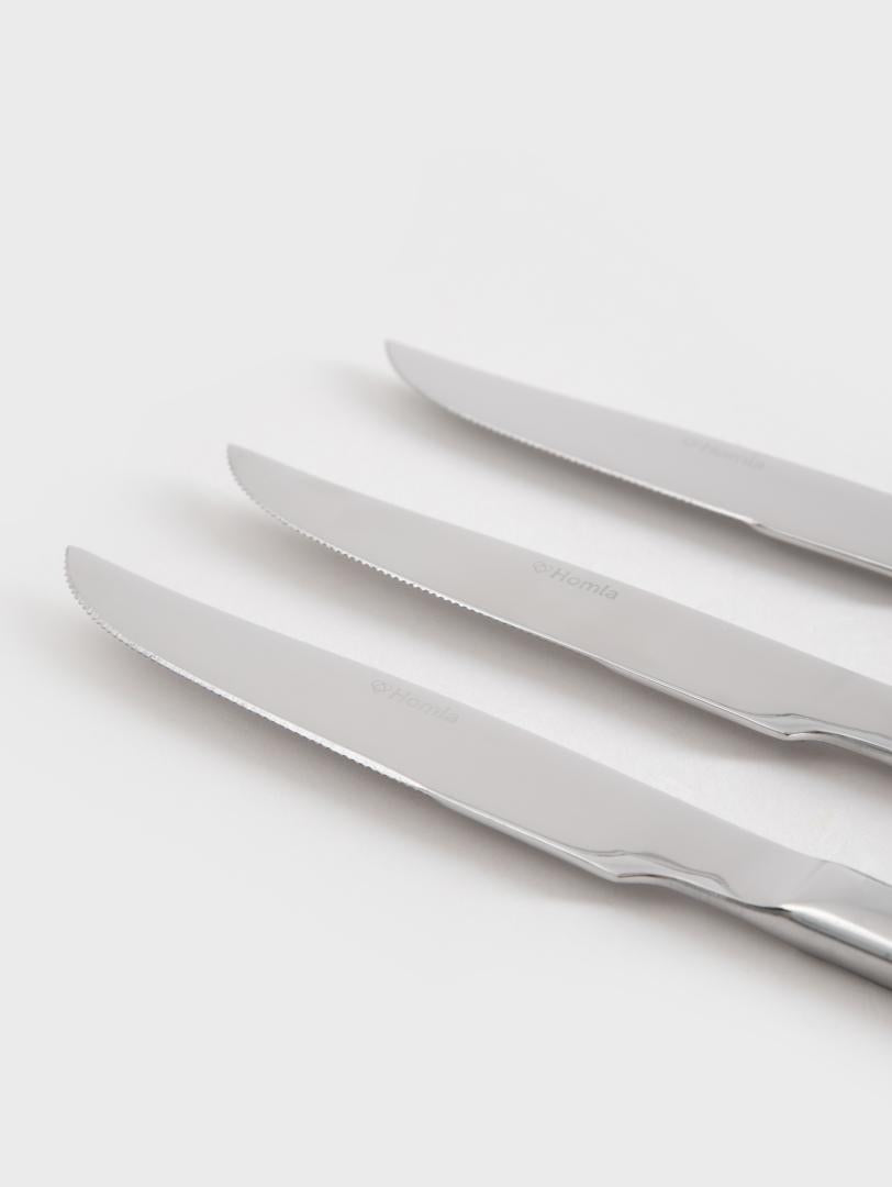 Vienna Dinner Knife Set 10 pcs Silver Stainless Steel 23.2 cm