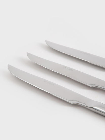 Vienna Dinner Knife Set 10 pcs Silver Stainless Steel 23.2 cm