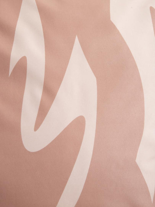 TARO Microfibre Bedding Set in Caramel and Beige 140x200 cm