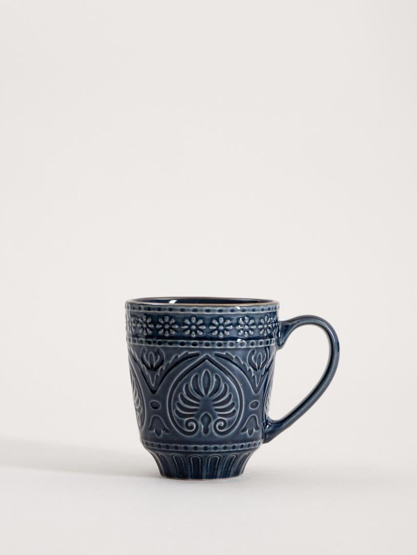 INDIE Navy Blue Ceramic Mug 0.4L