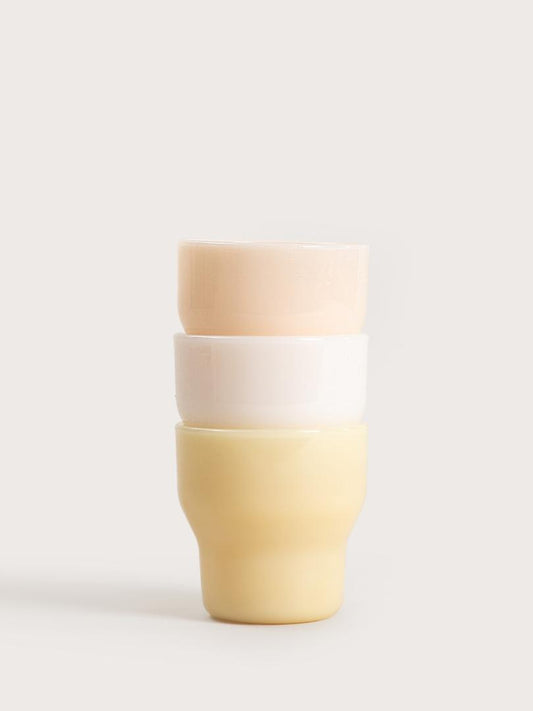PALLORA Milk Glass White Mug 0.15L