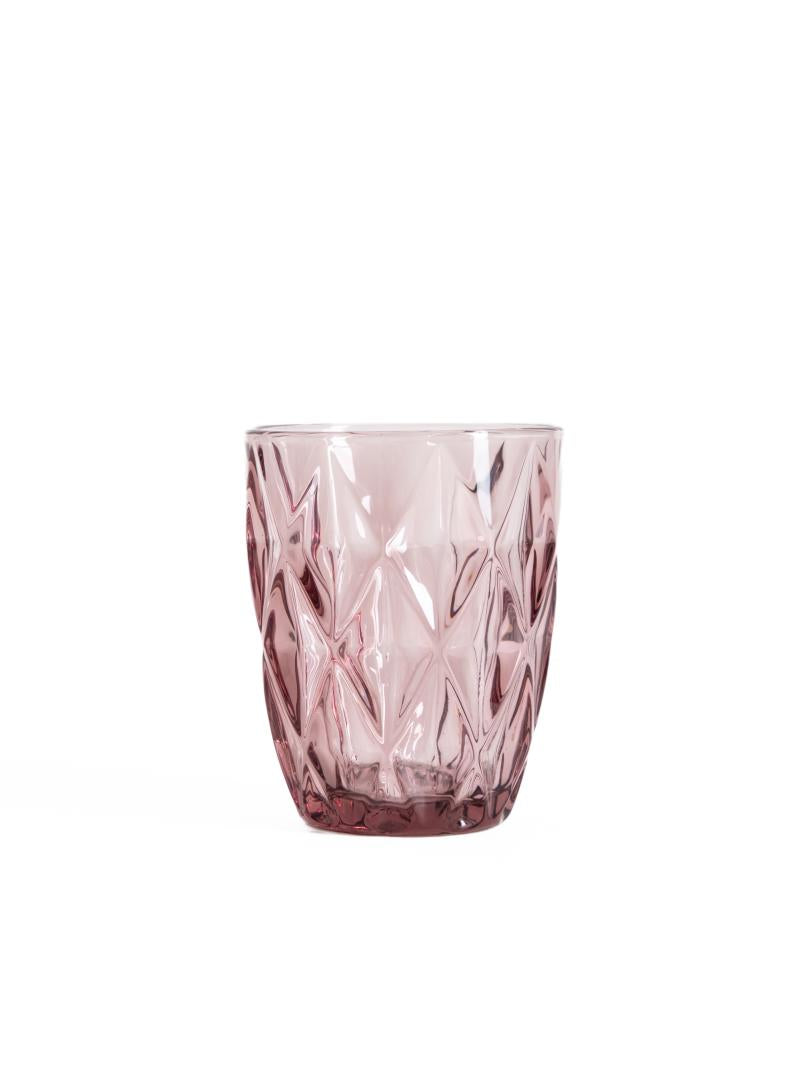 LUNO Pink Glasses Set 4pc 280ml