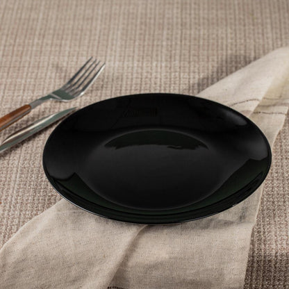 CAPRI Black Ceramic Dessert Plate 19 cm