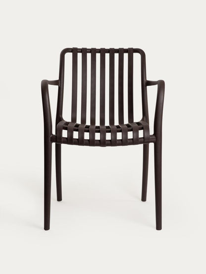 VALORO Chocolate Garden Chair - Comfortable Outdoor Seating