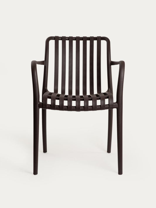 VALORO Chocolate Garden Chair - Comfortable Outdoor Seating