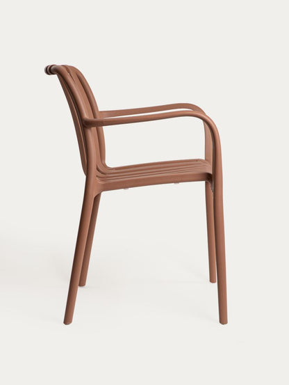 VALORO Mocha Garden Chair - Lightweight UV-Resistant Outdoor Seating